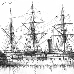 1867 - Piroscafo corazzato 'Messina'